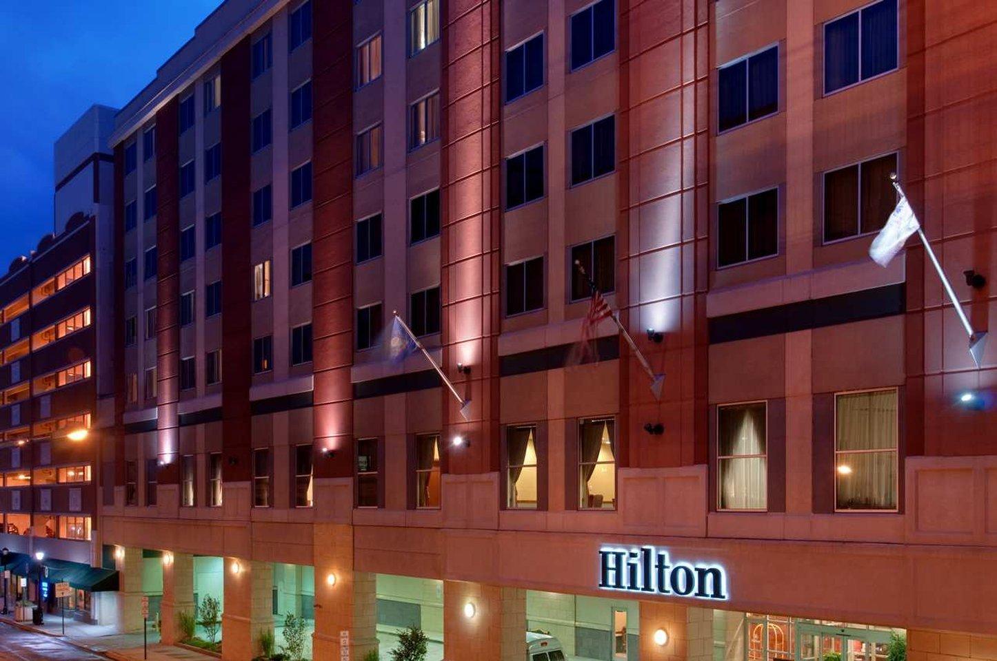 Hilton Scranton & Conference Center Hotel Exterior foto